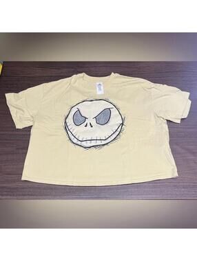 Disney Parks Jack skelington oversized Crop Top - Womens size XL
